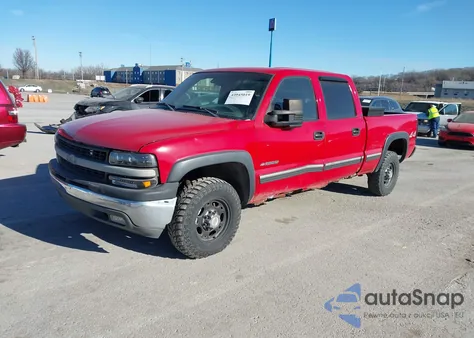 2002 Chevrolet Silverado 1500Hd Ls из США, поврежденный, VIN 1GCGK13U02F195949
